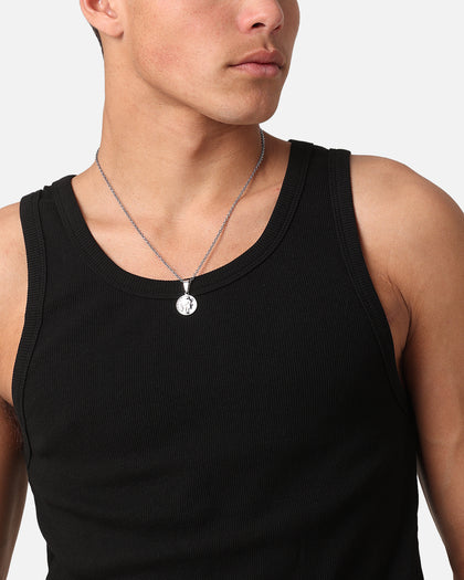 Saint Morta Rib Beater Singlet Black
