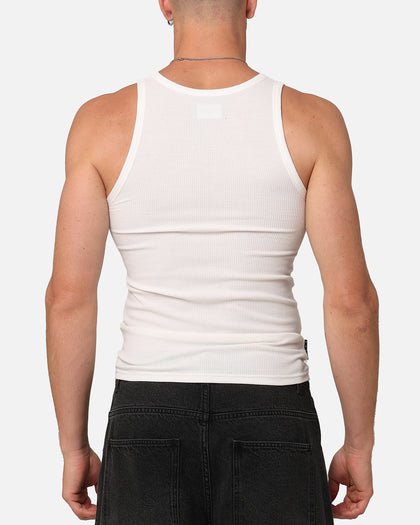 Saint Morta Rib Beater Singlet White