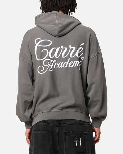 Carre Serif Hoodie Washed Charcoal