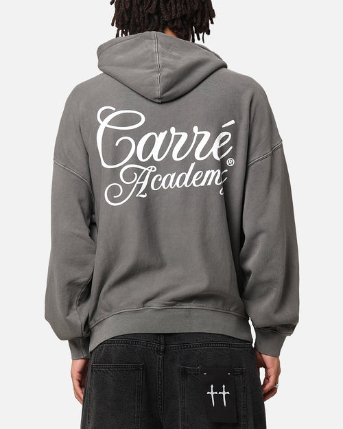 Carre Serif Hoodie Washed Charcoal