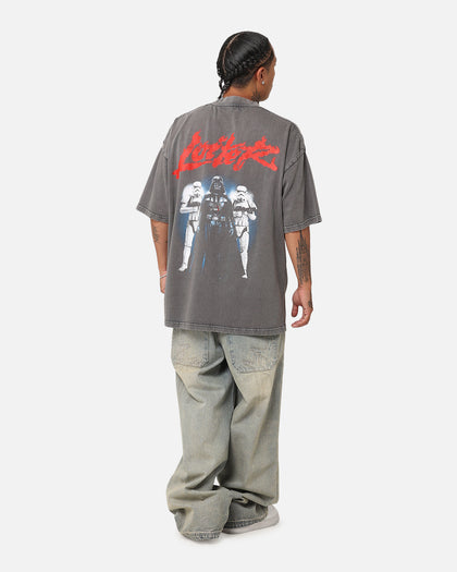 Star Wars Vader & Stormtrooper Vintage Vintage T-Shirt Washed Charcoal