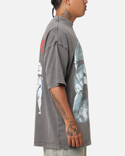 Star Wars Vader & Stormtrooper Vintage Vintage T-Shirt Washed Charcoal