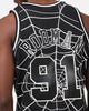 Mitchell & Ness Chicago Bulls Dennis Rodman 'Glow Web' Jersey Black