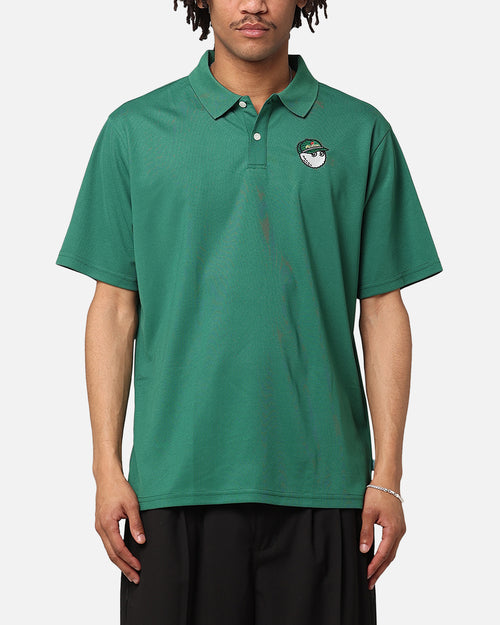 Malbon Pimento Performance Pique Polo Shirt Kelly Green