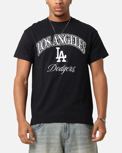 Majestic Athletic Los Angeles Dodgers Blecker Team Arch T-Shirt Black