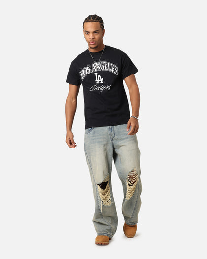 Majestic Athletic Los Angeles Dodgers Blecker Team Arch T-Shirt Black