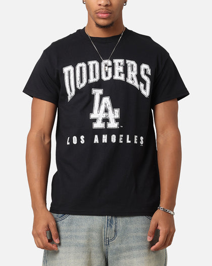 Majestic Athletic Los Angeles Dodgers Blecker Team Arch T-Shirt Black