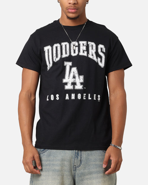 Majestic Athletic Los Angeles Dodgers Blecker Team Arch T-Shirt Black