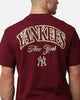 Majestic Athletic New York Yankees Kenmare City Bulge T-Shirt Maroon