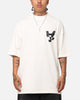 The Anti Order Smash Repair Mock Neck T-Shirt Off White/Black