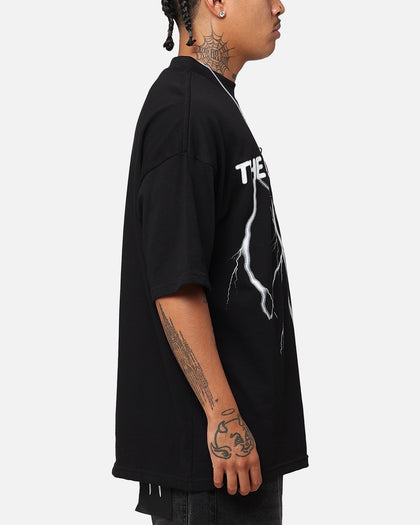 The Anti Order Voltage Mock Neck T-Shirt Black