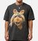 73Studio Disney The Muppets Miss Piggy Heavyweight T-Shirt Black Wash