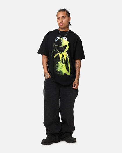 American Thrift Disney The Muppets Kermit Heavy T-Shirt Black