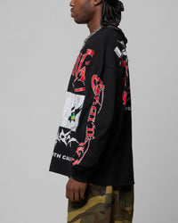 Loiter Trespass Long Sleeve T-Shirt Vintage Black