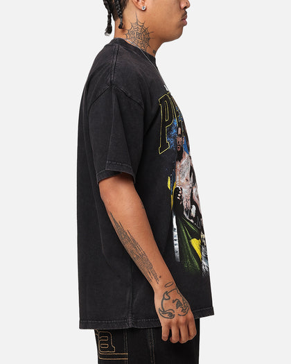 UFC By Culture Kings Alex Pereira Vintage T-Shirt Black Acidwash