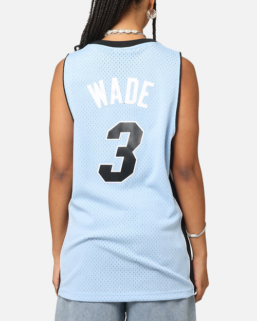 Mitchell & Ness Miami Heat Dwyane Wade 'Vapor Blue' Jersey Light Blue