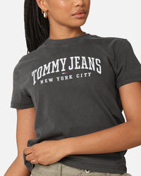 Tommy Jeans Women's TJW Varsity T-Shirt Black