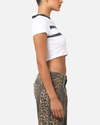 Tommy Jeans Women's TJW Slim Cropped Block T-Shirt White