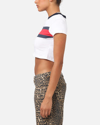 Tommy Jeans Women's TJW Slim Cropped Block T-Shirt White