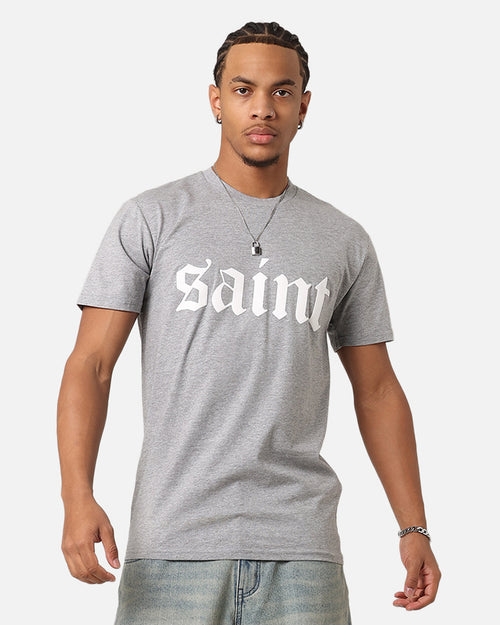Saint Morta Gothic T-Shirt Grey Marle
