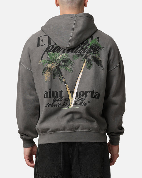 Saint Morta Paradise Hoodie Washed Charcoal
