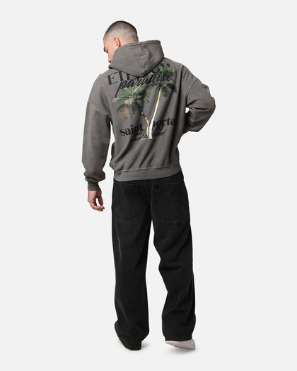 Saint Morta Paradise Hoodie Washed Charcoal