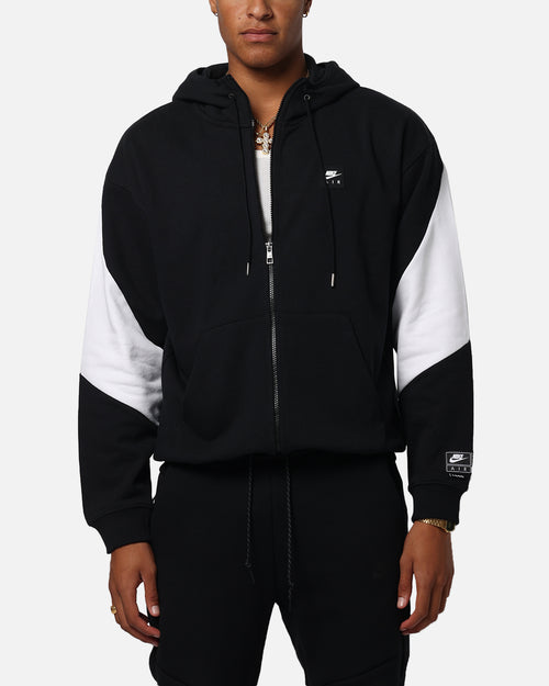 Nike Air Full-Zip Fleece Hoodie Black/White/White