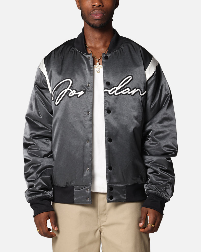 Jordan Jumpman MVP Varsity Jacket Off Noir/Sail | Culture Kings NZ