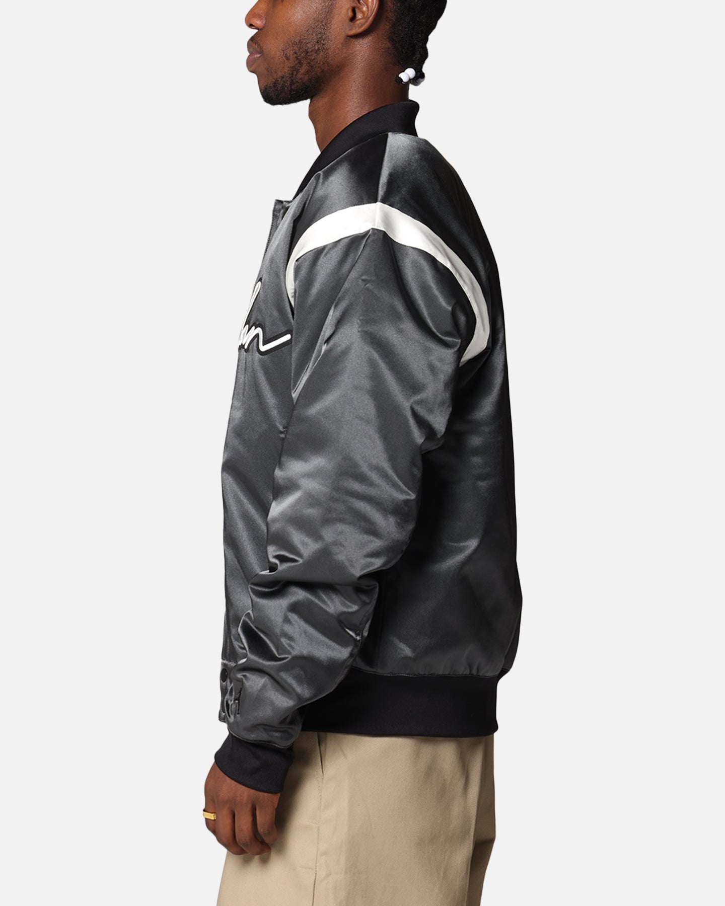Jordan Jumpman MVP Varsity Jacket Off Noir/Sail | Culture Kings NZ