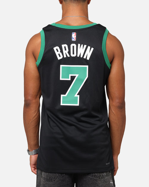 Nike Jaylen Brown Boston Celtics #7 Statement Edition 2022/23 Nike Dri-Fit NBA Swingman Jersey Black/Brown