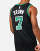 Nike Jaylen Brown Boston Celtics #7 Statement Edition 2022/23 Nike Dri-Fit NBA Swingman Jersey Black/Brown