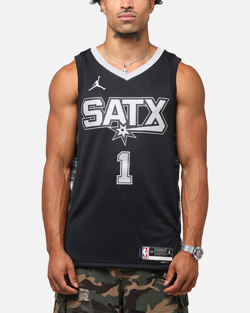 Nike Victor Wembanyama San Antonio Spurs #1 Statement Edition 2022/23 Nike Dri-Fit NBA Swingman Jersey Black