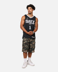 Nike Victor Wembanyama San Antonio Spurs #1 Statement Edition 2022/23 Nike Dri-Fit NBA Swingman Jersey Black