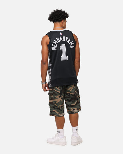 Nike Victor Wembanyama San Antonio Spurs #1 Statement Edition 2022/23 Nike Dri-Fit NBA Swingman Jersey Black