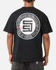 S Double Roots Dot T-Shirt Washed Black