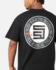 S Double Roots Dot T-Shirt Washed Black