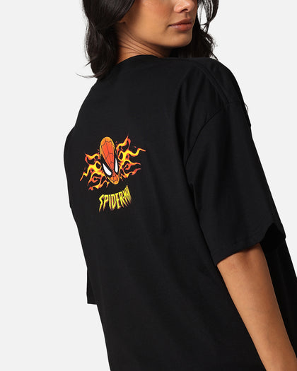 Goat Crew Marvel Spider-Man Y2K Spidey T-Shirt Black