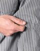 MNML Double Layer Pinstripe Shirt Black