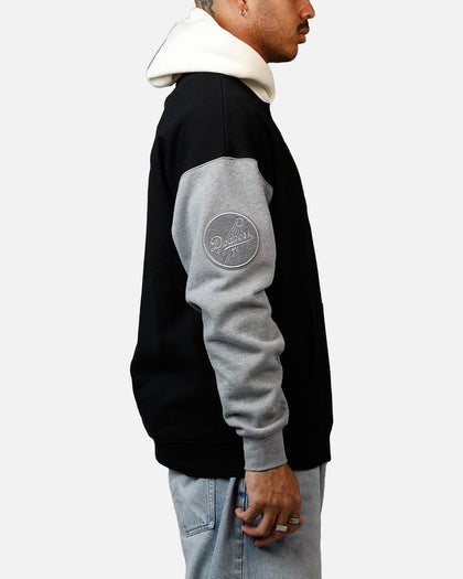Pro Standard Los Angeles Dodgers Reverse French Terry Hoodie Black/Grey