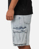 Saint Morta Daggers Oversized Muscle T-Shirt Black/Black