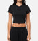 Nike Women's Sportswear Chill Knit Crop T-Shirt Black/Black