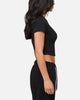 Nike Women's Sportswear Chill Knit Crop T-Shirt Black/Black