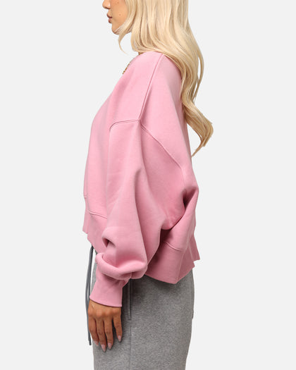 Nike Women's Sportswear Phoenix Fleece Crewneck Pink