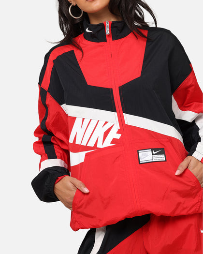 Nike Women's Oversized Street Woven Jacket University Red/Black/Sail