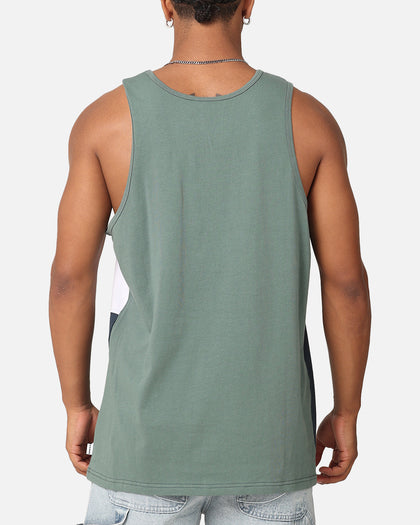 Carre Boost Panel Singlet Forest Green