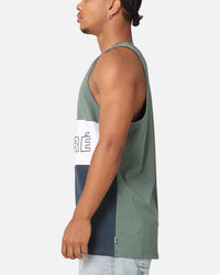 Carre Boost Panel Singlet Forest Green