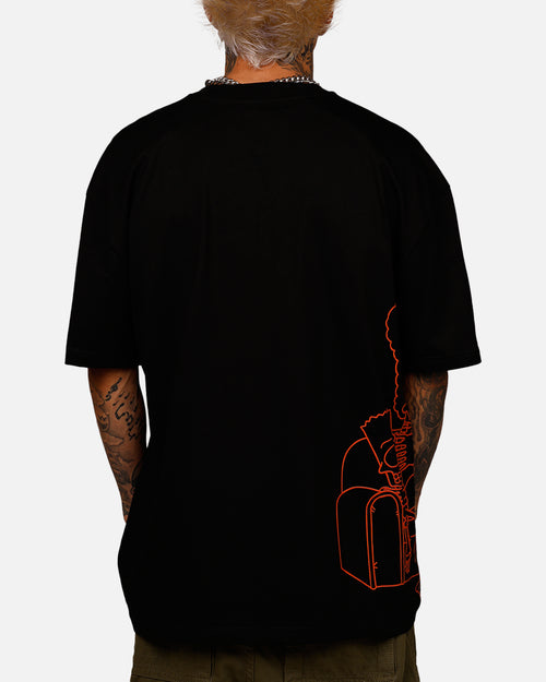 Freeze Max The Simpsons 'The Simpson Treehouse Of Horror' Skeleton T-Shirt Black