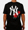 New Era New York Yankees Rose T-Shirt Black/Red