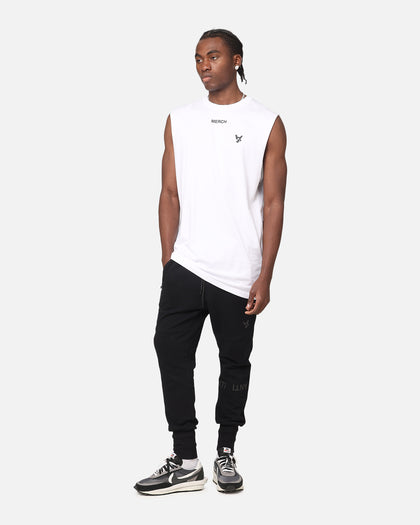 The Anti Order A Logo Merch Oversized Muscle T-Shirt White/Black