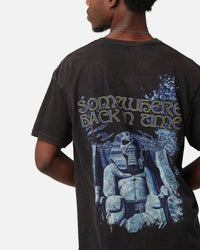 Iron Maiden Back In Time Vintage T-Shirt Black Vintage